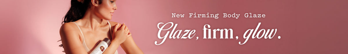 New collection banner. Two smiling women in bras against a pink background. Text reads: NEW. New treats on the menu.